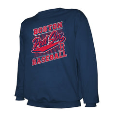 Boston Red Sox Stitches Lightweight Crew Sweatshirt - Navy Sweatshirts