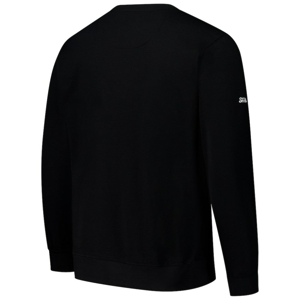 Chicago White Sox Stitches Lightweight Crew Sweatshirt - Black Sweatshirts