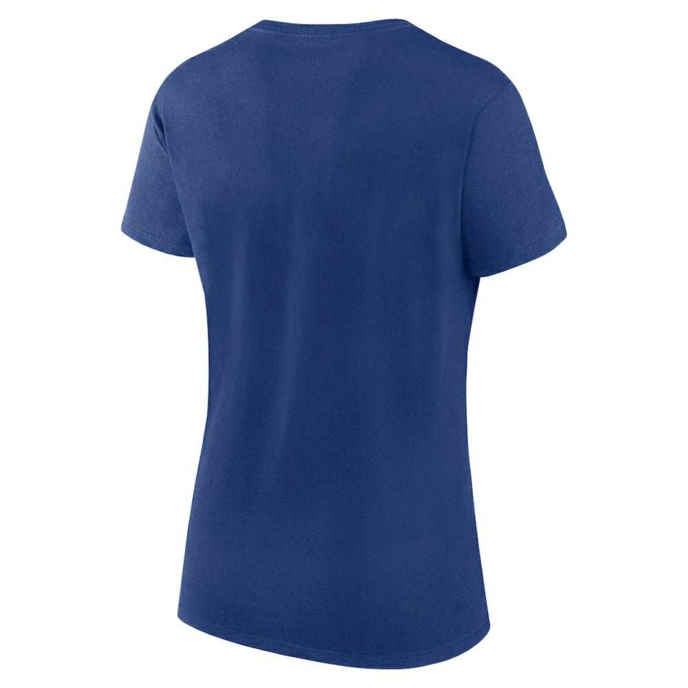 NHL Vancouver Canucks Logo Athletic Women's Unrivaled T-Shirt - Blue