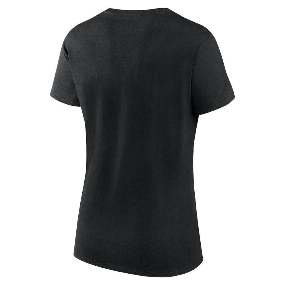 NHL Pittsburgh Penguins Logo Athletic Women's Unrivaled T-Shirt - Black