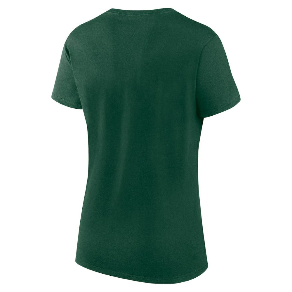 NHL Minnesota Wild Logo Athletic Women's Unrivaled T-Shirt - Green