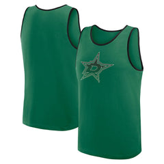 NHL Dallas Stars Logo Athletic Unmatched Success Tank Top - Kelly Green