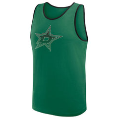 NHL Dallas Stars Logo Athletic Unmatched Success Tank Top - Kelly Green