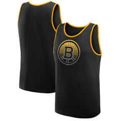 NHL Boston Bruins Logo Athletic Unmatched Success Tank Top - Black