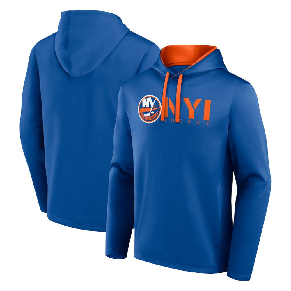 NHL New York Islanders Logo Athletic Head Start Pullover Hoodie - Royal