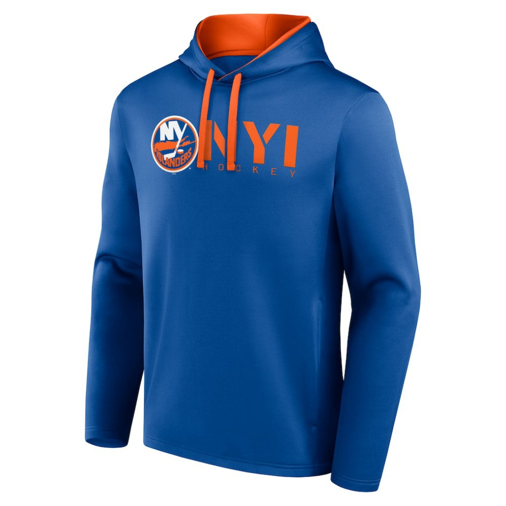 NHL New York Islanders Logo Athletic Head Start Pullover Hoodie - Royal