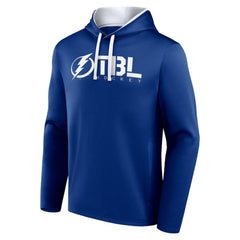 NHL Tampa Bay Lightning Logo Athletic Head Start Pullover Hoodie - Blue