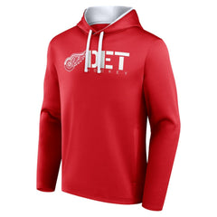 NHL Detroit Red Wings Logo Athletic Head Start Pullover Hoodie - Red