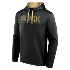 NHL Vegas Golden Knights Logo Athletic Head Start Pullover Hoodie - Black