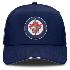 NHL Winnipeg Jets Fanatics 2025 NHL Draft Authentic Pro On-Stage Podium A-Frame Adjustable Hat - Navy