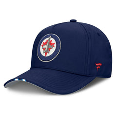 NHL Winnipeg Jets Fanatics 2025 NHL Draft Authentic Pro On-Stage Podium A-Frame Adjustable Hat - Navy
