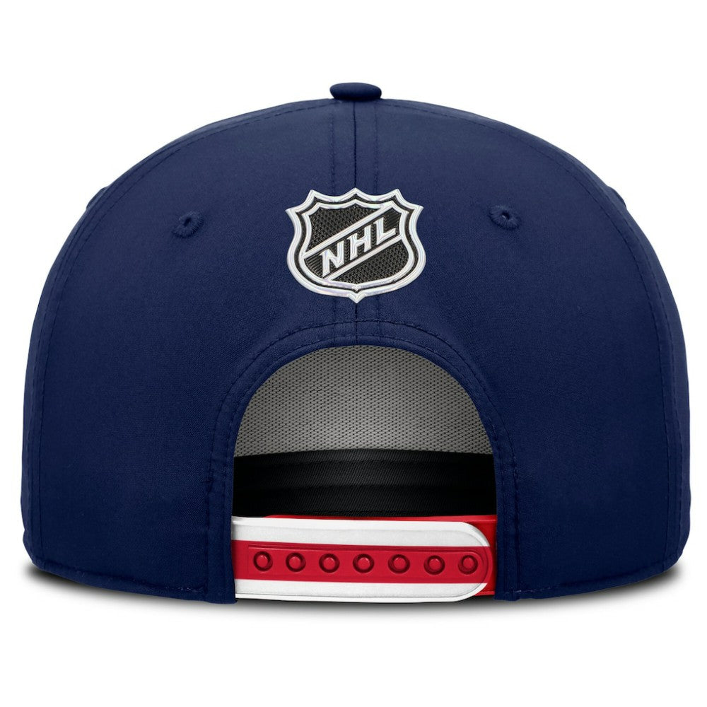 NHL New York Rangers Fanatics 2025 NHL Draft Authentic Pro On-Stage Podium A-Frame Adjustable Hat - Navy