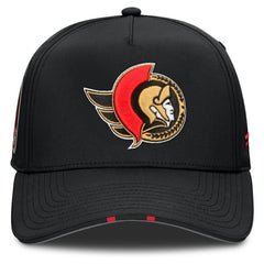 NHL Ottawa Senators Fanatics 2025 NHL Draft Authentic Pro On-Stage Podium A-Frame Adjustable Hat - Black