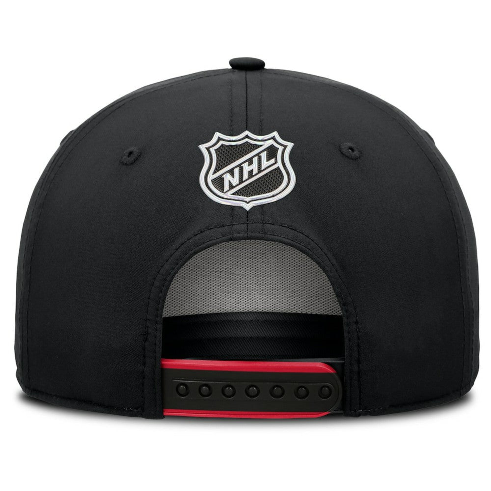 NHL Ottawa Senators Fanatics 2025 NHL Draft Authentic Pro On-Stage Podium A-Frame Adjustable Hat - Black