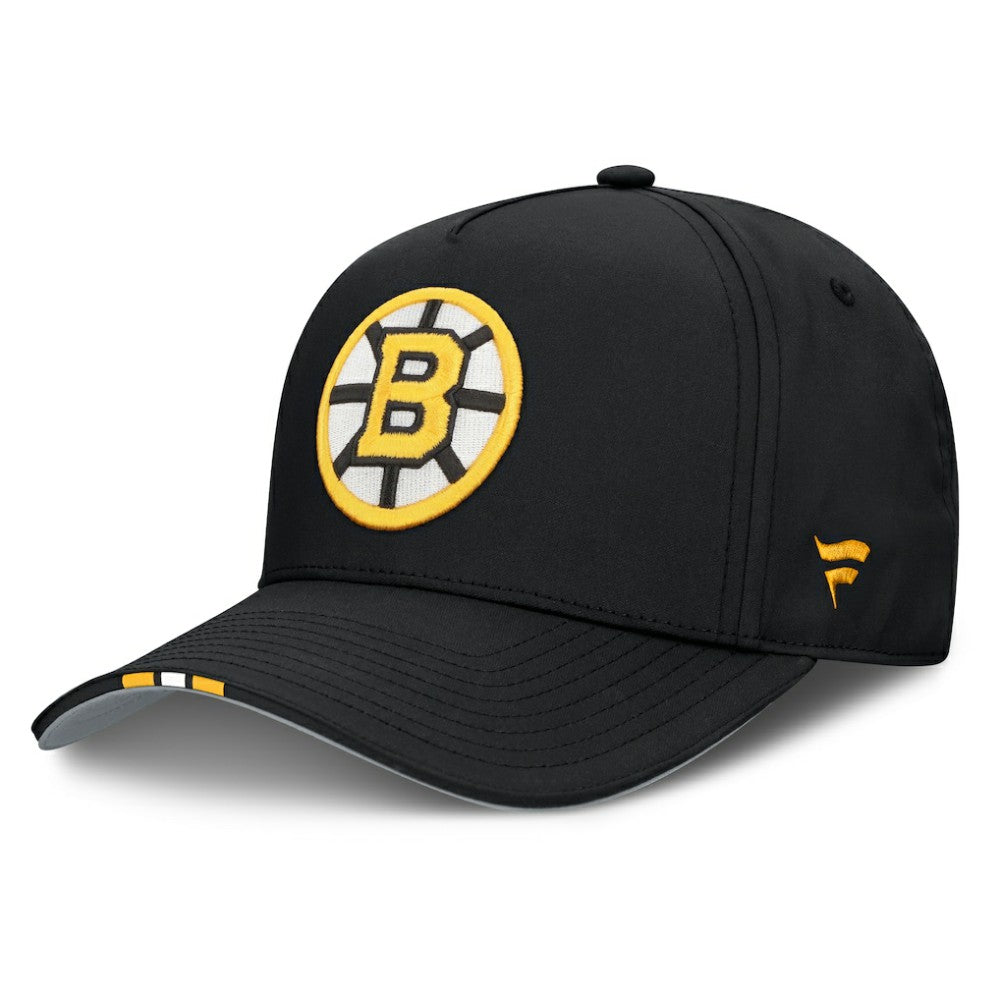 NHL Boston Bruins Fanatics 2025 NHL Draft Authentic Pro On-Stage Podium A-Frame Adjustable Hat - Black