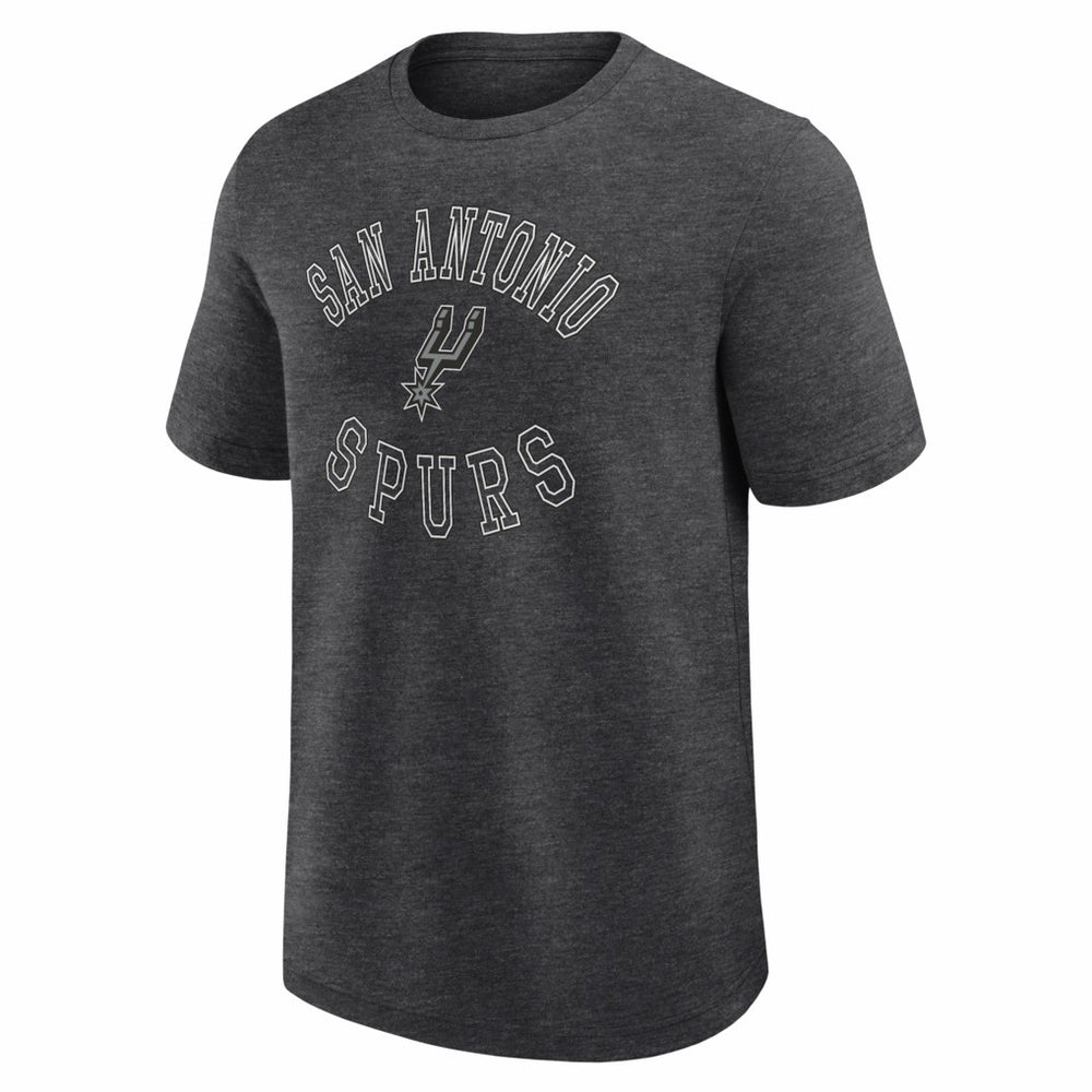 San Antonio Spurs Logo Athletic Success T-Shirt Heather Charcoal