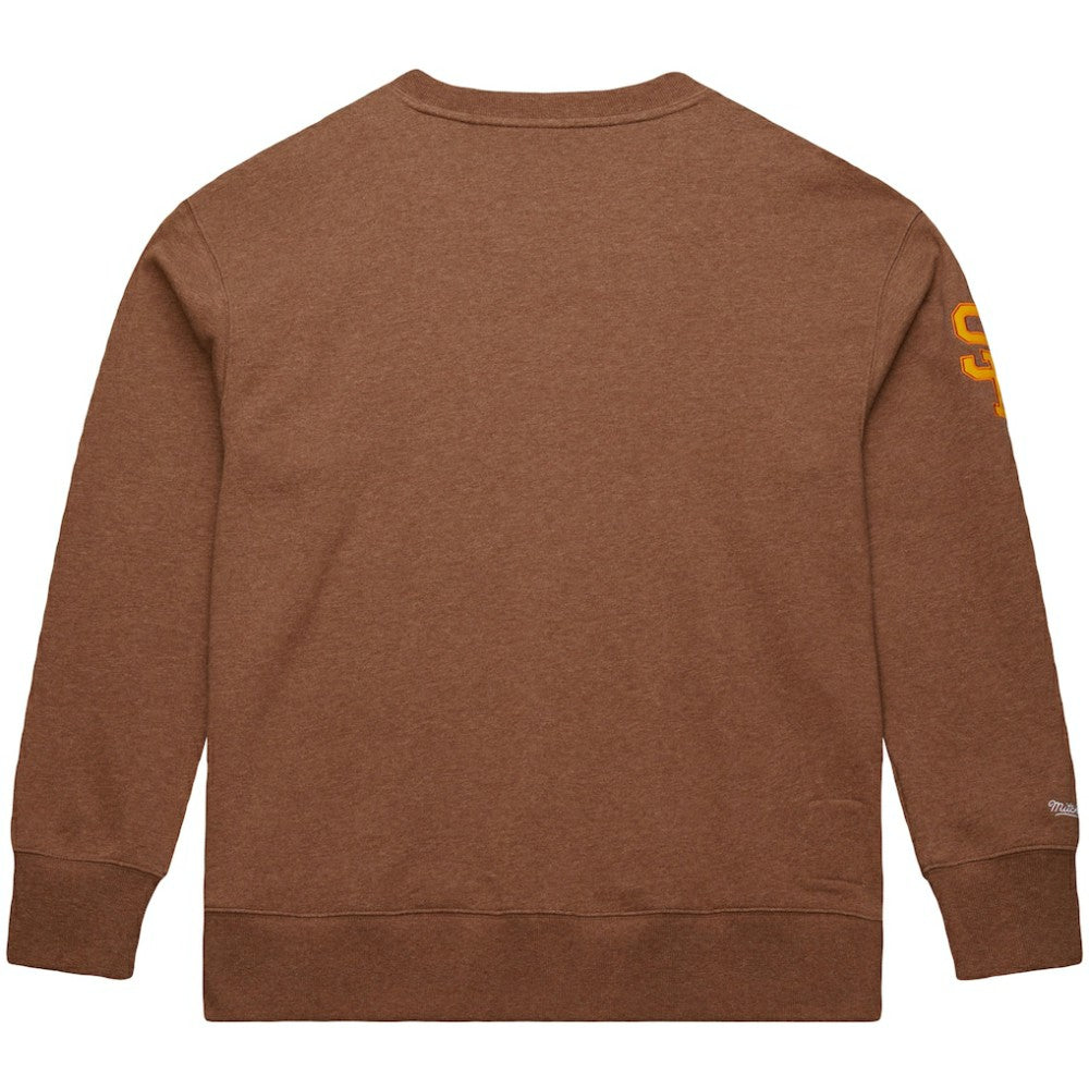 Tony Gwynn San Diego Padres Mitchell & Ness Legends Collection Vintage Logo Name & Number Fleece Pullover Sweatshirt - Brown Pullover