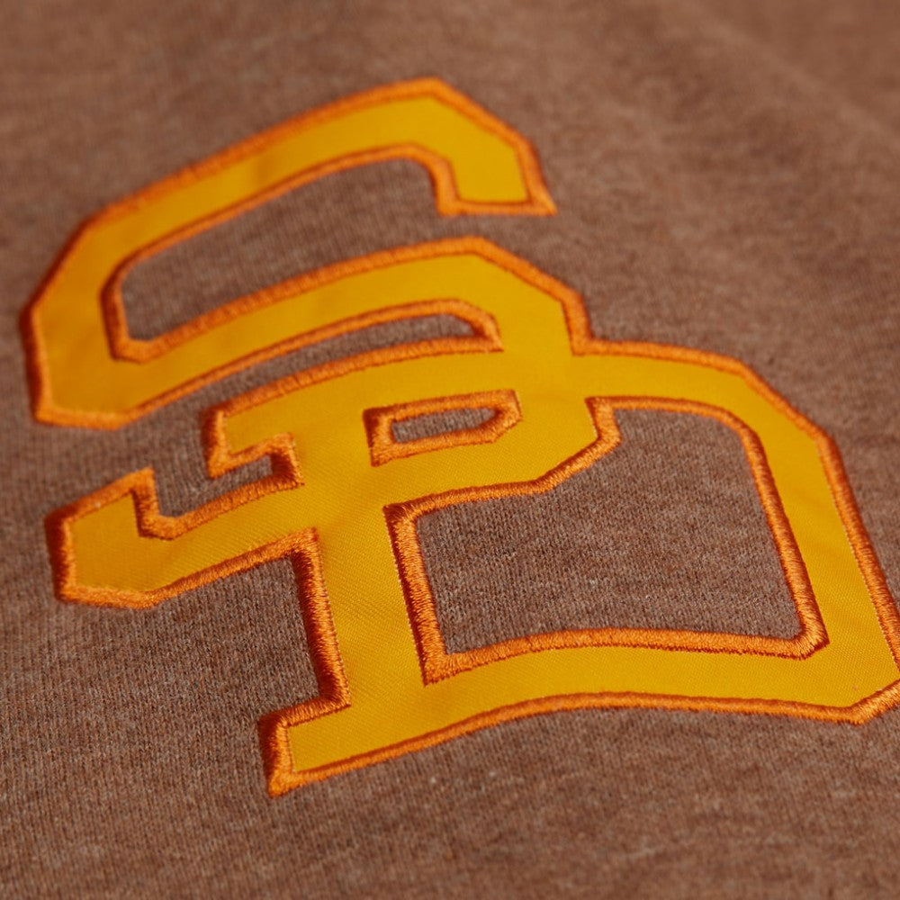 Tony Gwynn San Diego Padres Mitchell & Ness Legends Collection Vintage Logo Name & Number Fleece Pullover Sweatshirt - Brown Pullover