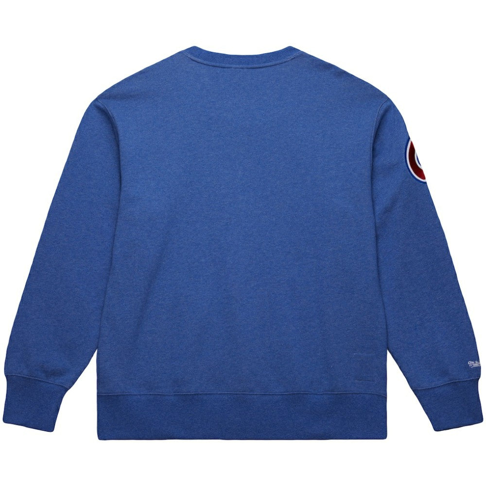Hank Aaron Atlanta Braves Mitchell & Ness Legends Collection Vintage Logo Fleece Name & Number Pullover Sweatshirt - Royal Pullover