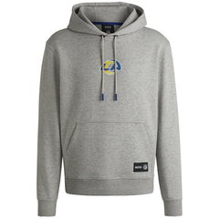 Los Angeles Rams Hugo Boss Unisex Woodson Tri-Blend Hoodie Heather Gray