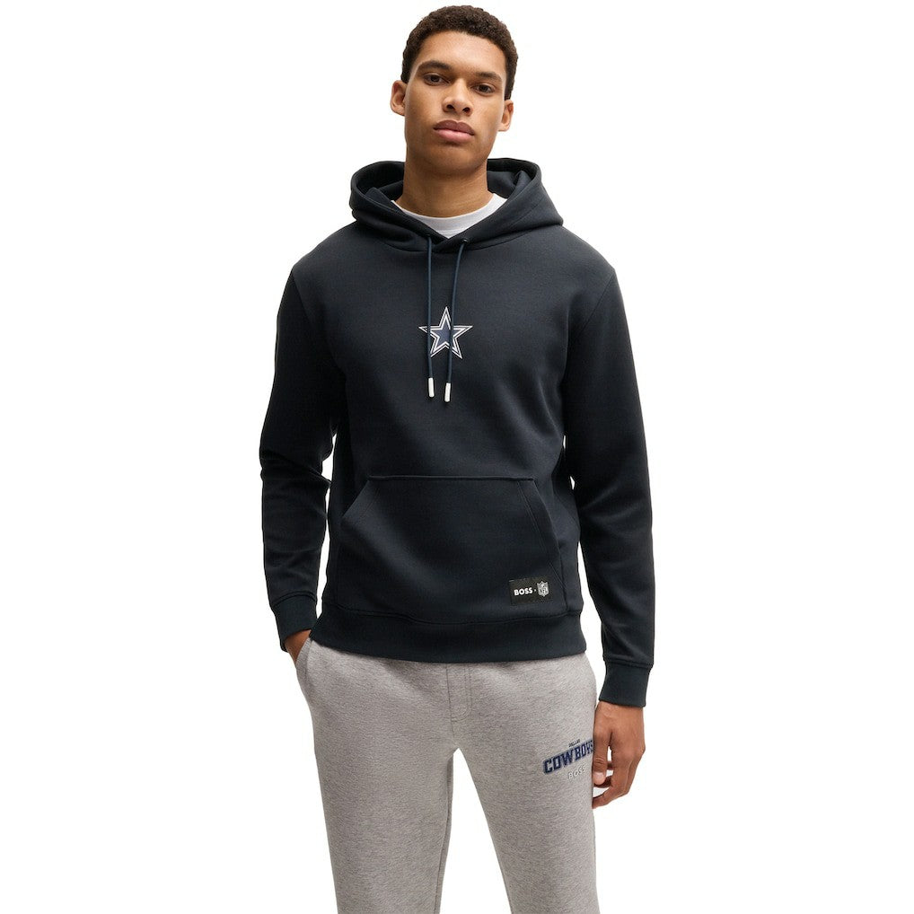 Dallas Cowboys Hugo Boss Unisex Woodson Tri-Blend Hoodie Navy