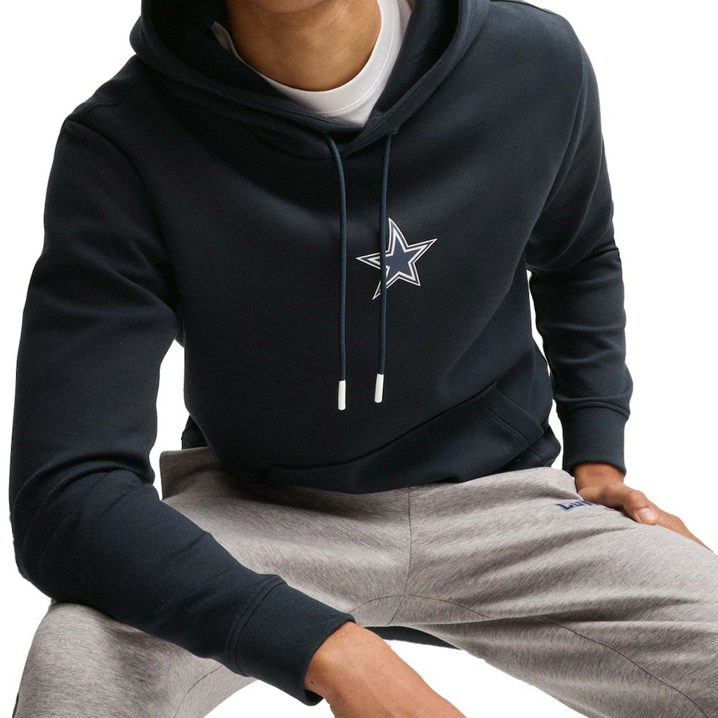 Dallas Cowboys Hugo Boss Unisex Woodson Tri-Blend Hoodie Navy