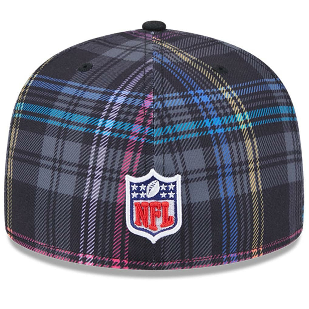Cleveland Browns New Era 2024 NFL Crucial Catch Plaid 59FIFTY Fitted Hat Black