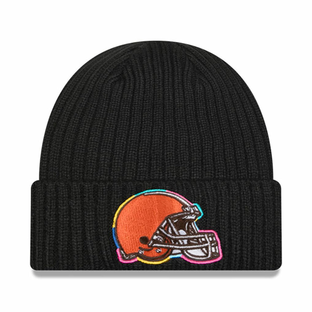 Cleveland Browns New Era 2024 NFL Crucial Catch Cuffed Knit Hat Black