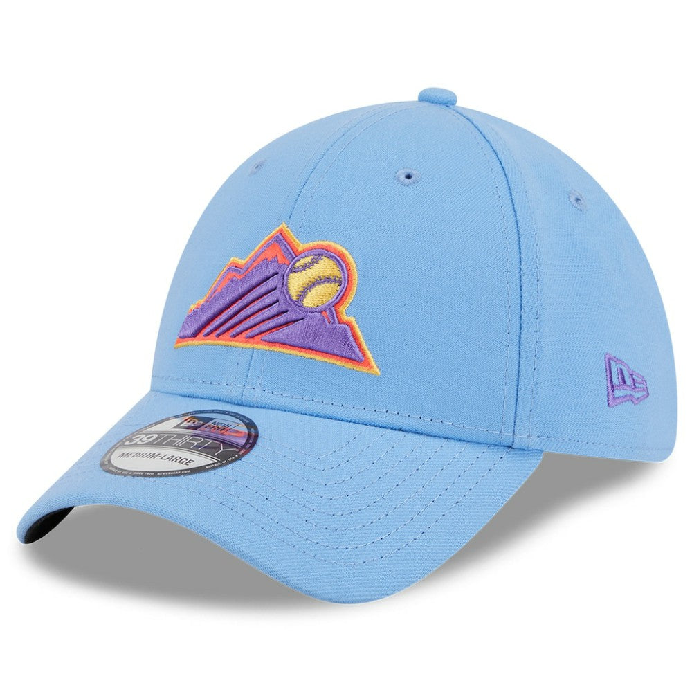 Colorado Rockies New Era 2025 City Connect 39THIRTY Flex Hat - Light Blue Hats