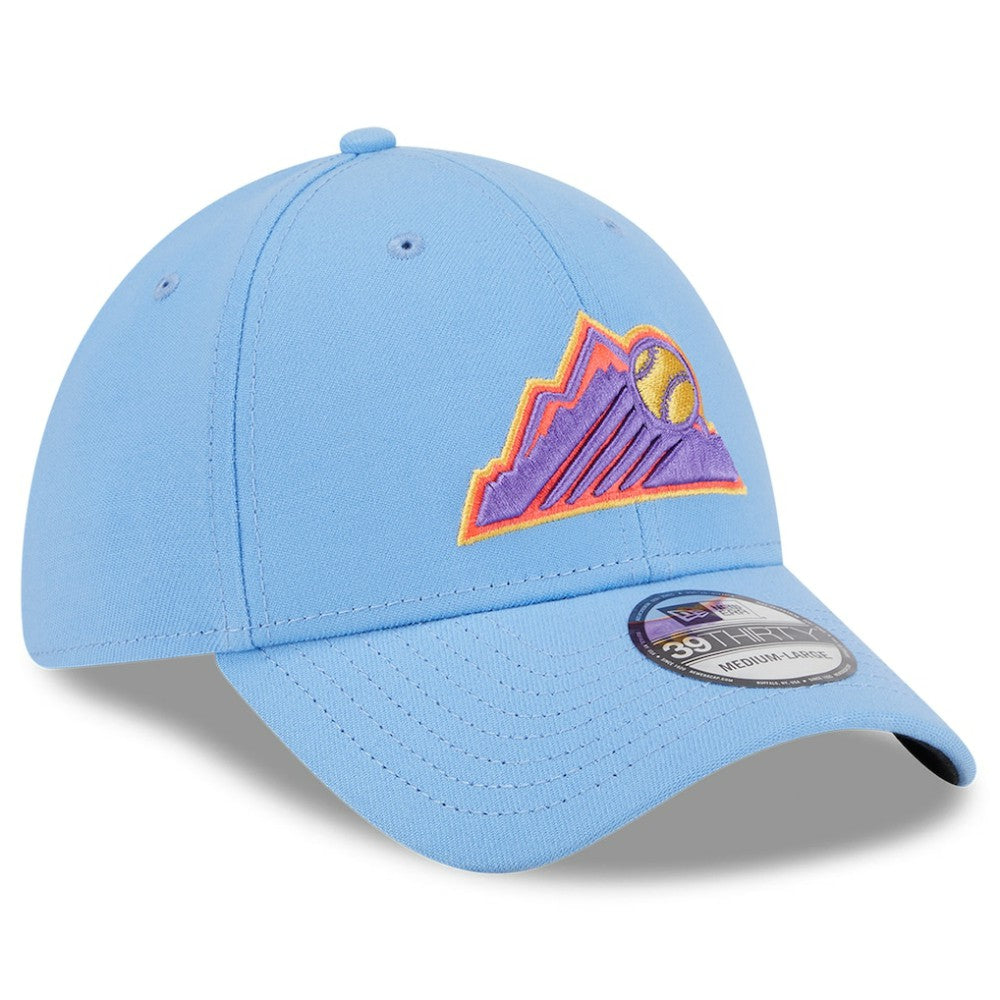 Colorado Rockies New Era 2025 City Connect 39THIRTY Flex Hat - Light Blue Hats