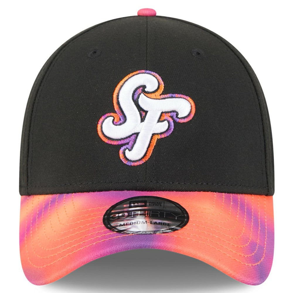 San Francisco Giants New Era 2025 City Connect 39THIRTY Flex Hat - Black/Orange Hats
