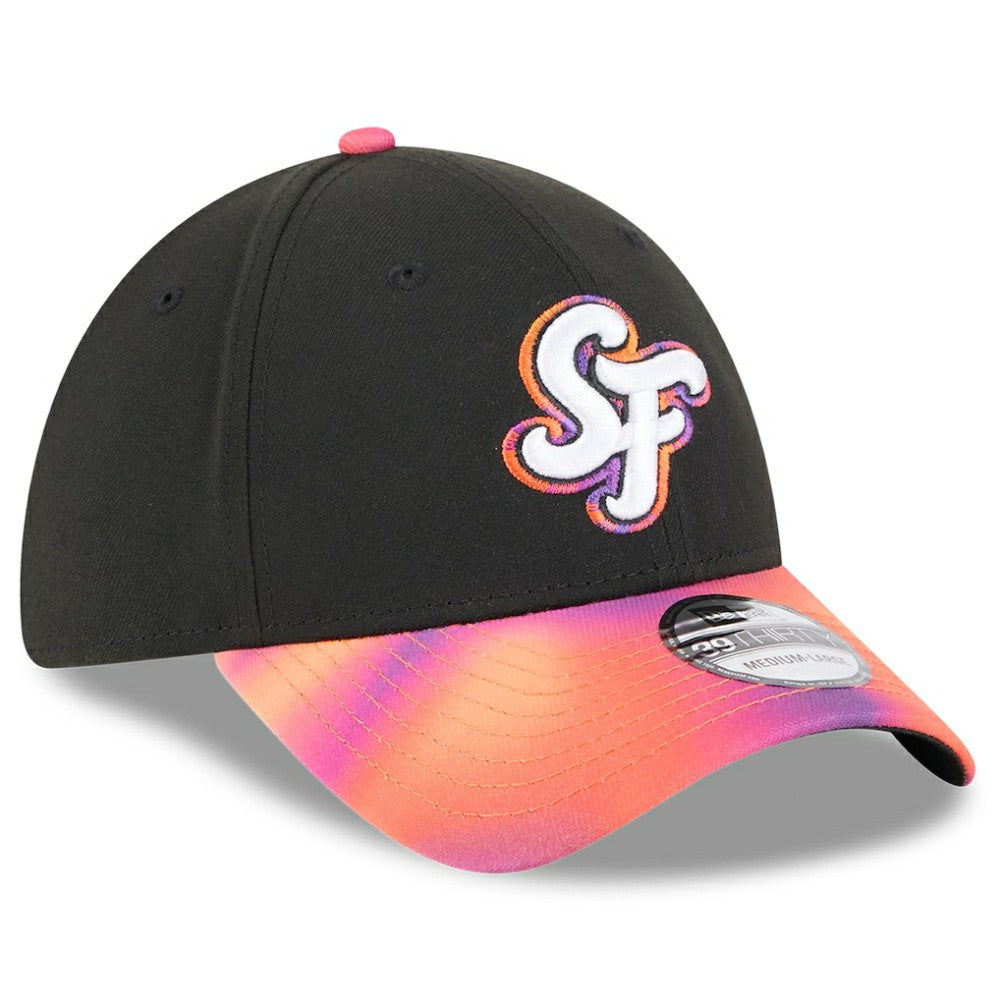 San Francisco Giants New Era 2025 City Connect 39THIRTY Flex Hat - Black/Orange Hats