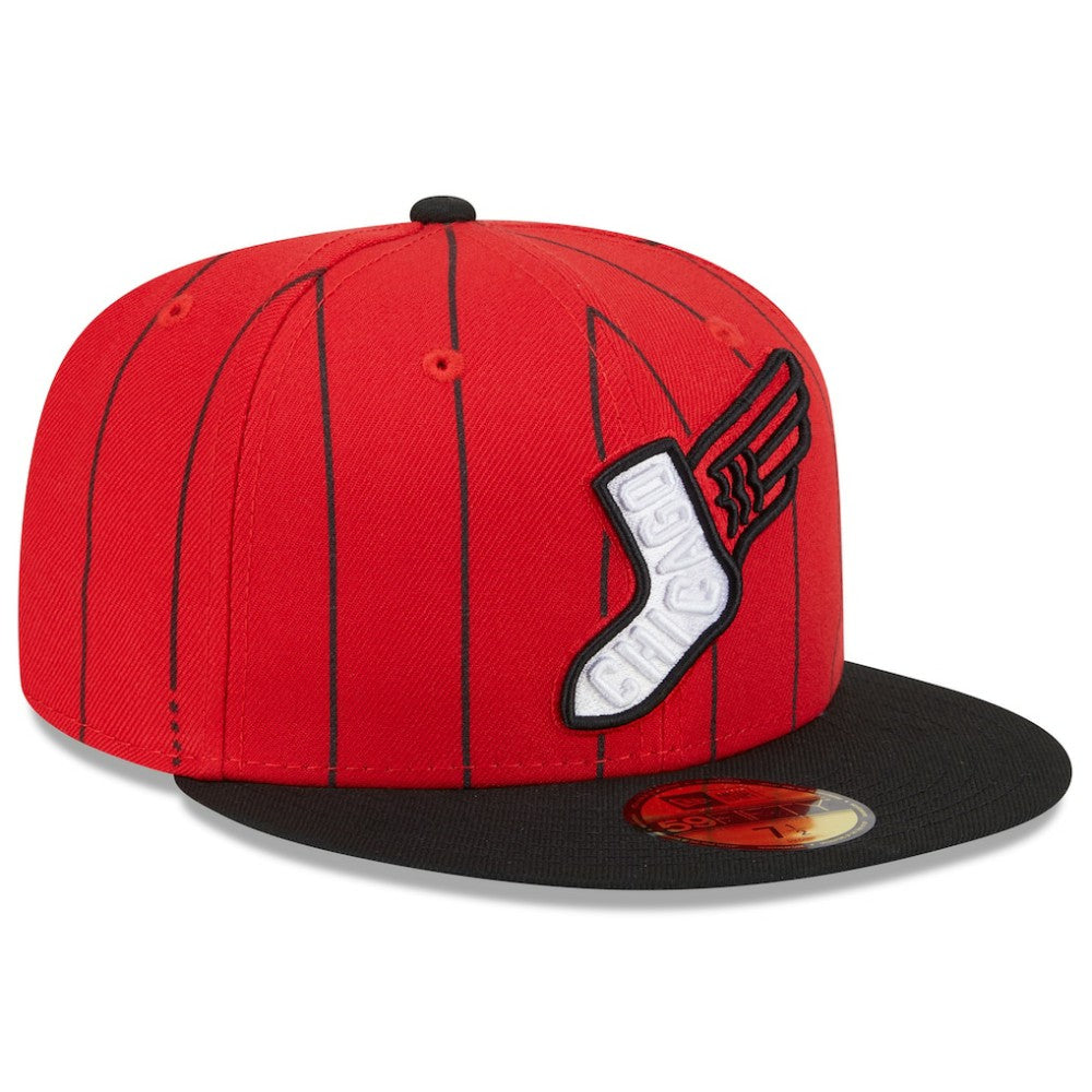 Chicago White Sox New Era 2025 City Connect 59FIFTY Fitted Hat - Red/Black Hats
