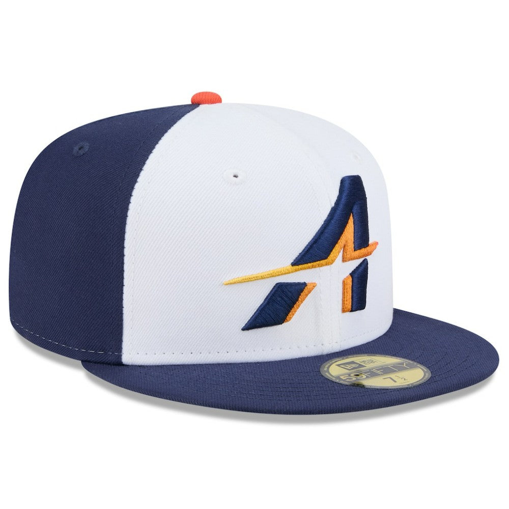 Houston Astros New Era 2025 City Connect 59FIFTY Fitted Hat - White/Navy Hats