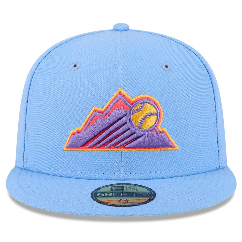 Colorado Rockies New Era 2025 City Connect 59FIFTY Fitted Hat - Light Blue Hats