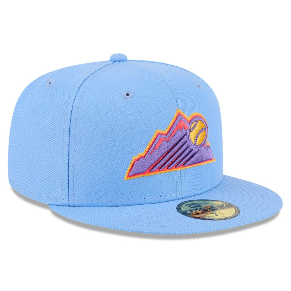 Colorado Rockies New Era 2025 City Connect 59FIFTY Fitted Hat - Light Blue Hats