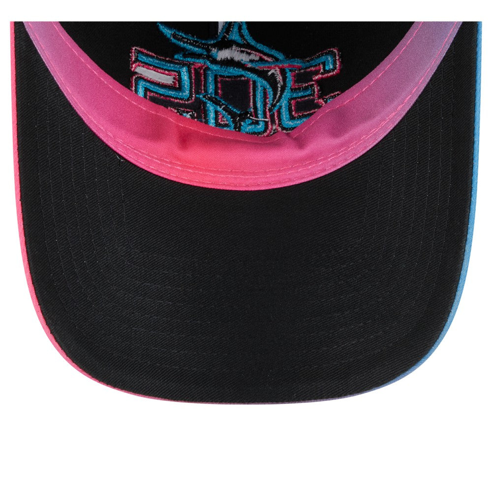 Miami Marlins New Era 2025 City Connect 9TWENTY Adjustable Hat - Black/Pink Hats