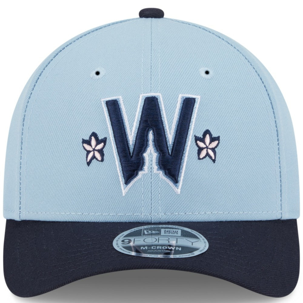 Washington Nationals New Era 2025 City Connect 9FORTY M-Crown Adjustable Hat - Light Blue/Navy Hats