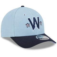 Washington Nationals New Era 2025 City Connect 9FORTY M-Crown Adjustable Hat - Light Blue/Navy Hats