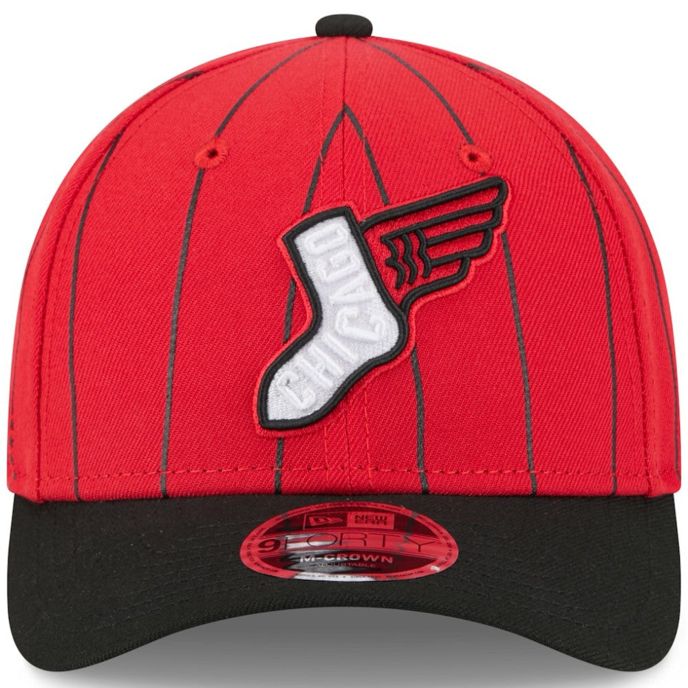 Chicago White Sox New Era 2025 City Connect 9FORTY M-Crown Adjustable Hat - Red/Black Hats