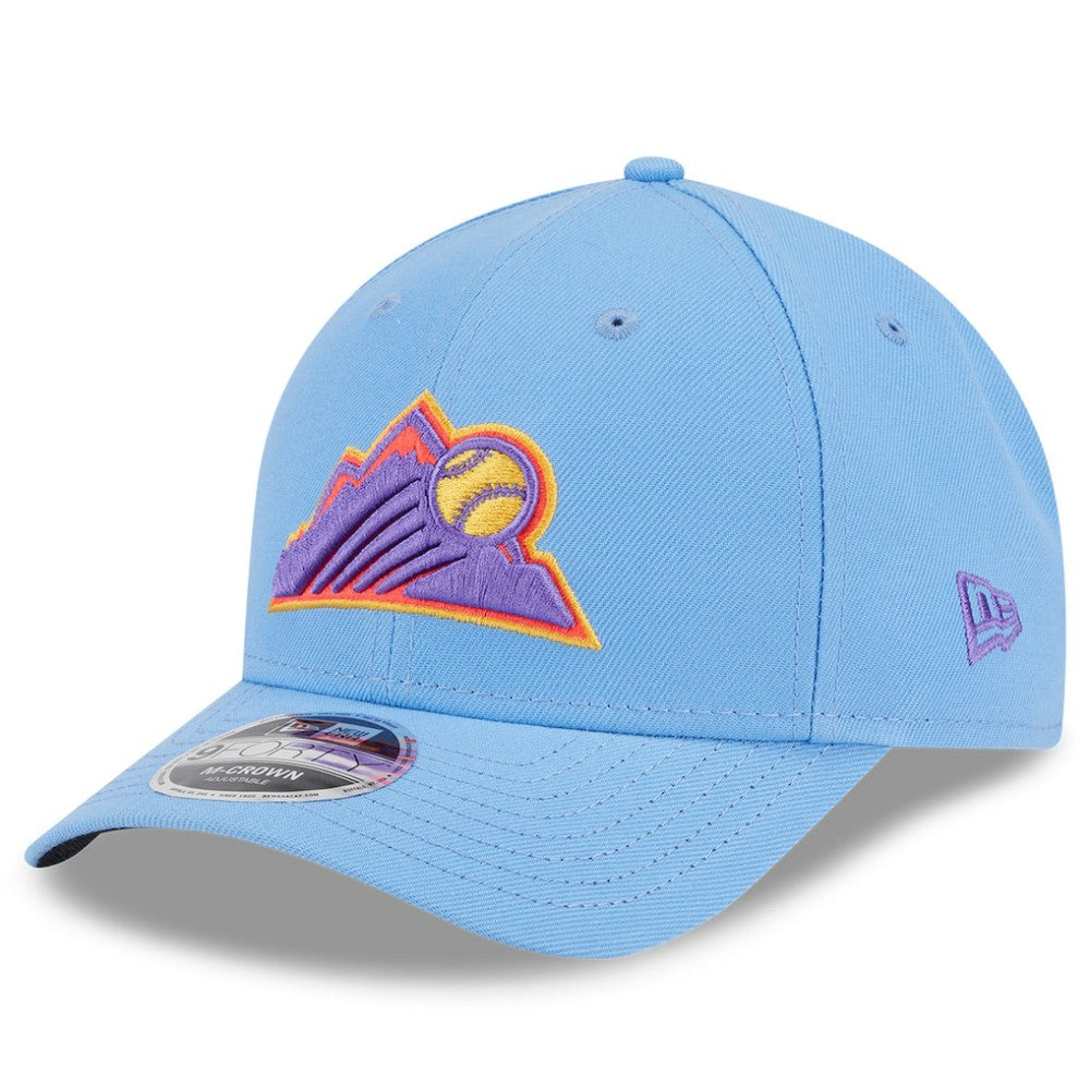 Colorado Rockies New Era 2025 City Connect 9FORTY M-Crown Adjustable Hat - Light Blue Hats