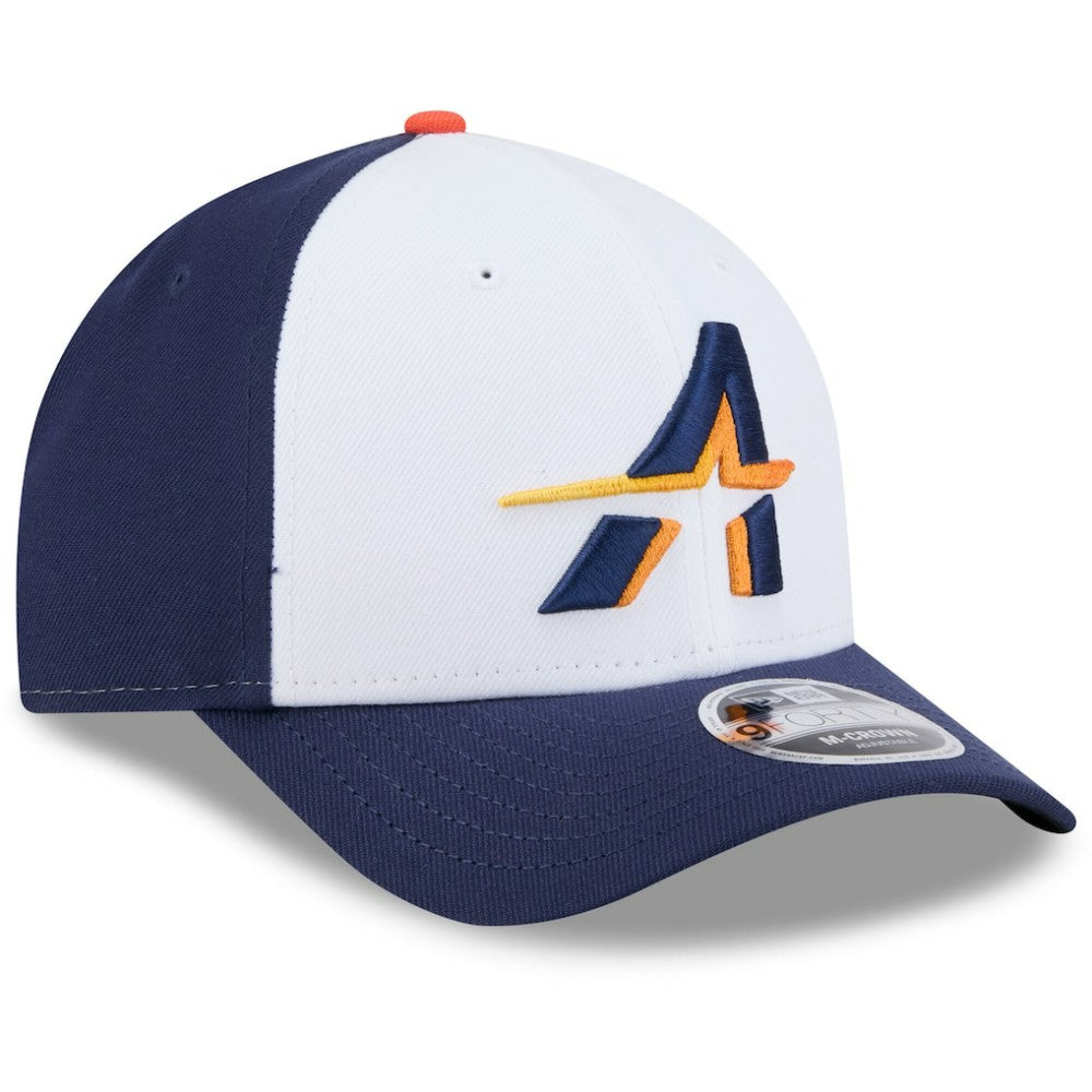 Houston Astros New Era 2025 City Connect 9FORTY M-Crown Adjustable Hat - White/Navy Hats