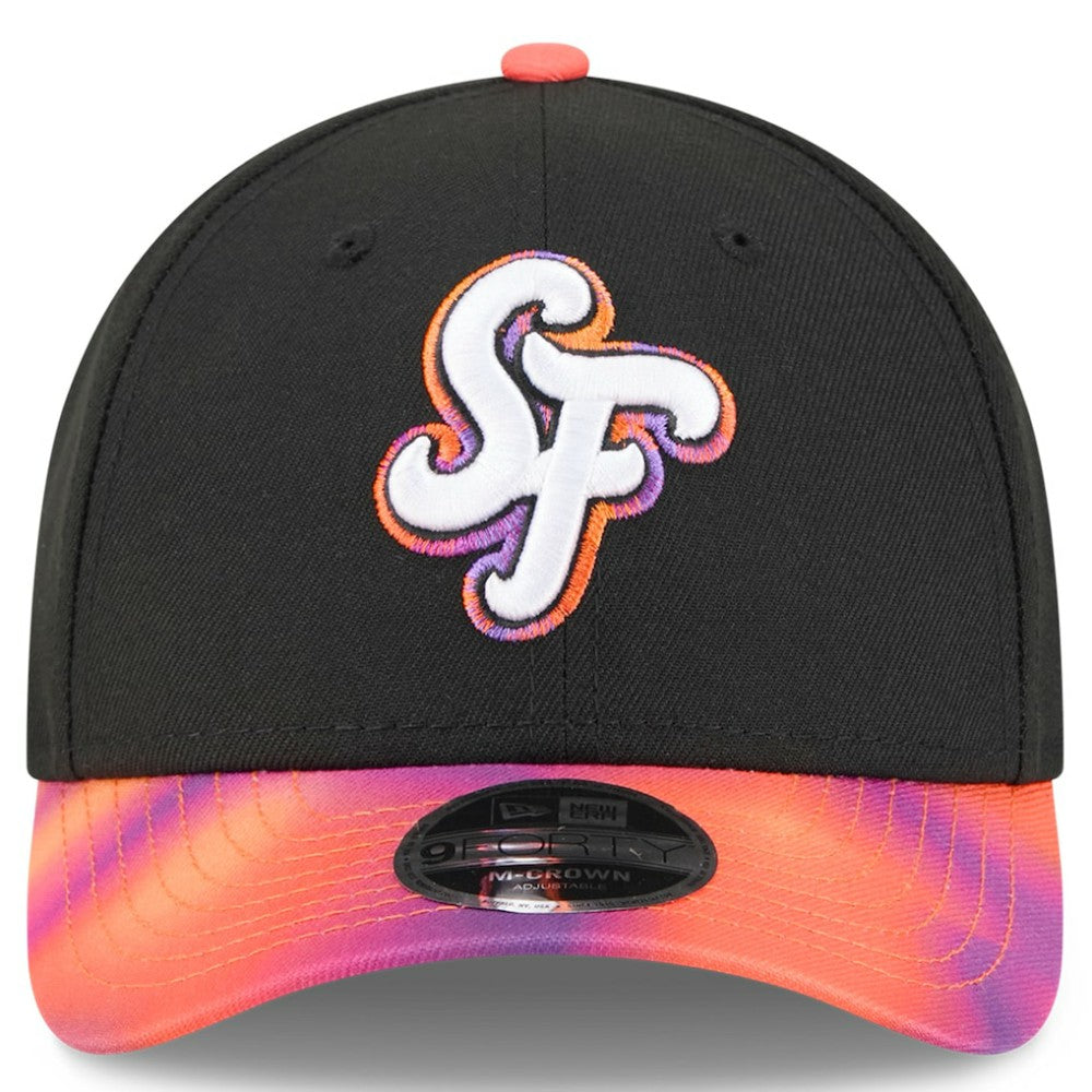 San Francisco Giants New Era 2025 City Connect 9FORTY M-Crown Adjustable Hat - Black/Orange Hats