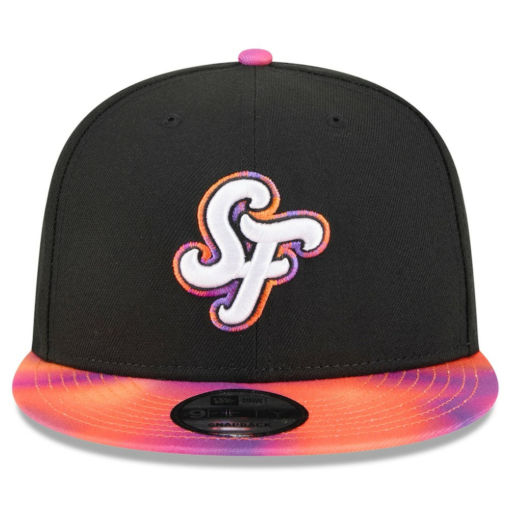 San Francisco Giants New Era 2025 City Connect 9FIFTY Snapback Hat - Black/Orange Hats