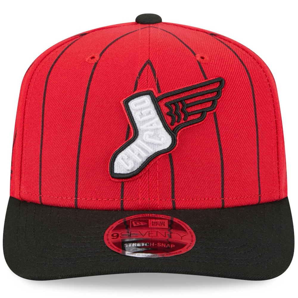 Chicago White Sox New Era 2025 City Connect 9SEVENTY Adjustable Hat - Red/Black Hats