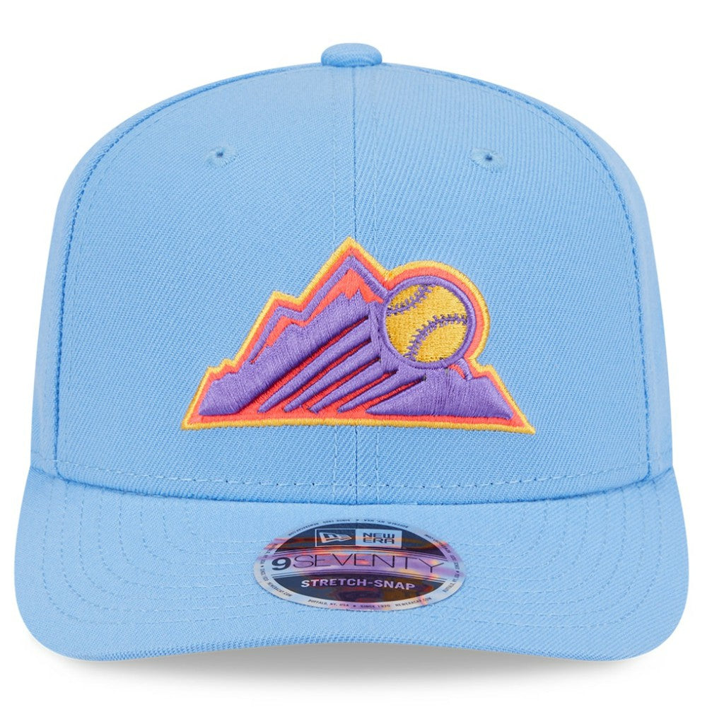 Colorado Rockies New Era 2025 City Connect 9SEVENTY Adjustable Hat - Light Blue Hats