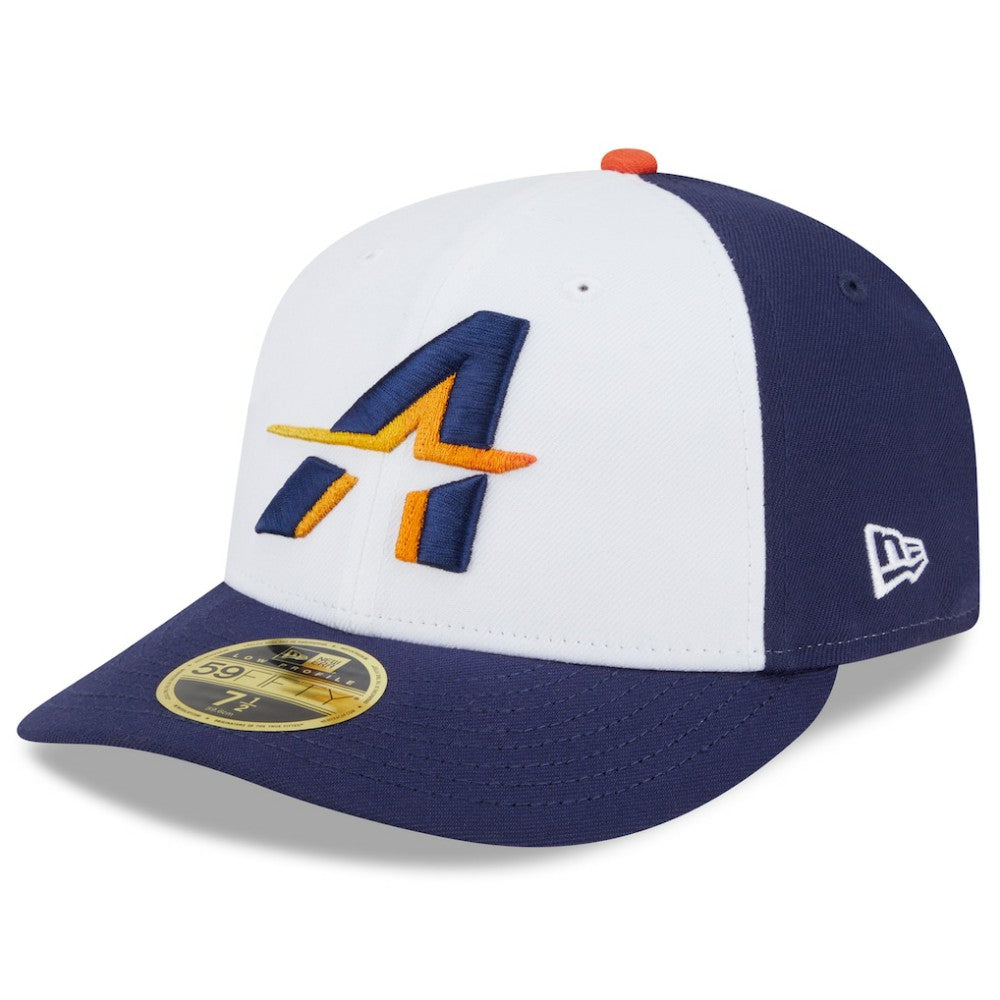 Houston Astros New Era 2025 City Connect Low Profile 59FIFTY Fitted Hat - White/Navy Hats