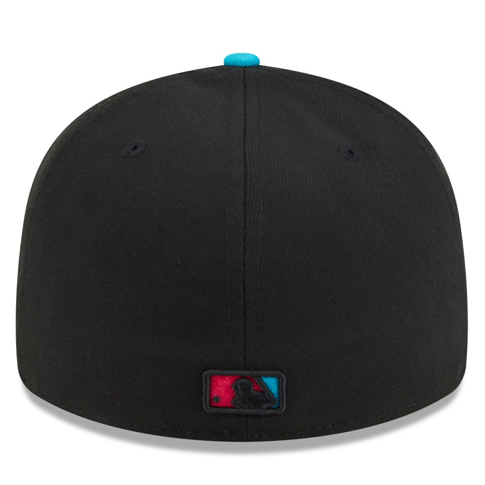 Miami Marlins New Era 2025 City Connect Low Profile 59FIFTY Fitted Hat - Black/Pink Hats