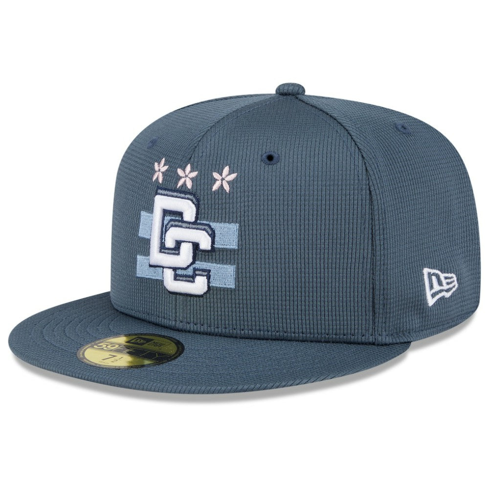 Washington Nationals New Era 2025 City Connect Batting Practice 59FIFTY Fitted Hat - Blue Hats