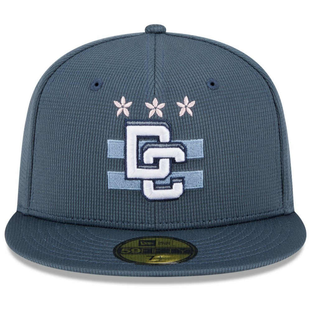 Washington Nationals New Era 2025 City Connect Batting Practice 59FIFTY Fitted Hat - Blue Hats